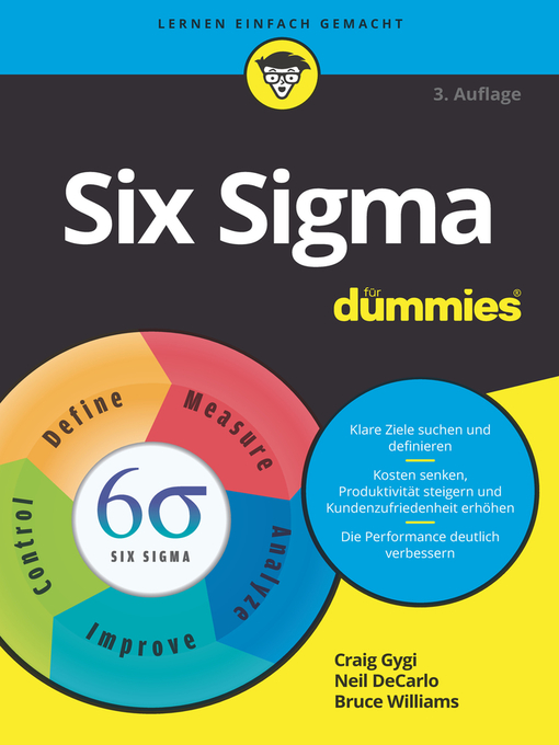 Title details for Six Sigma für Dummies by Craig Gygi - Available